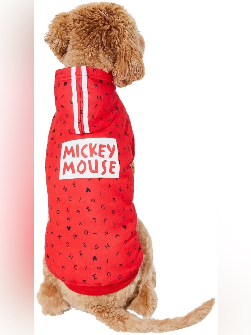 Disney Mickey Mouse Pet Shirt XL Red Sporty Dog Tee